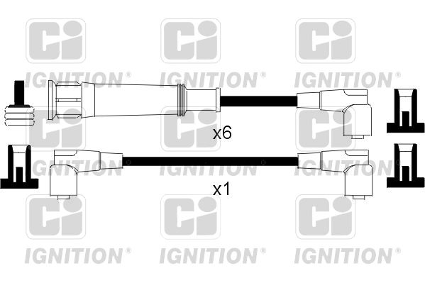QUINTON HAZELL Комплект проводов зажигания XC467